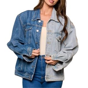 Two Toned Denim Jacket